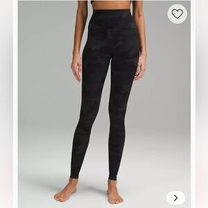 lululemon Align™ High-Rise Pant 28” Heritage 365 Camo Deep Coal Multi